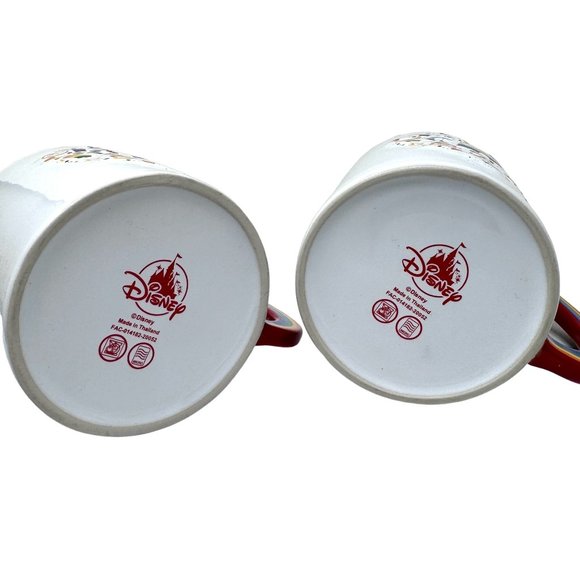 Pair of Disney Parks MY HAPPY PLACE Rainbow Mug Coffee Cup Disneyland 2020 PRIDE - Picture 2 of 8